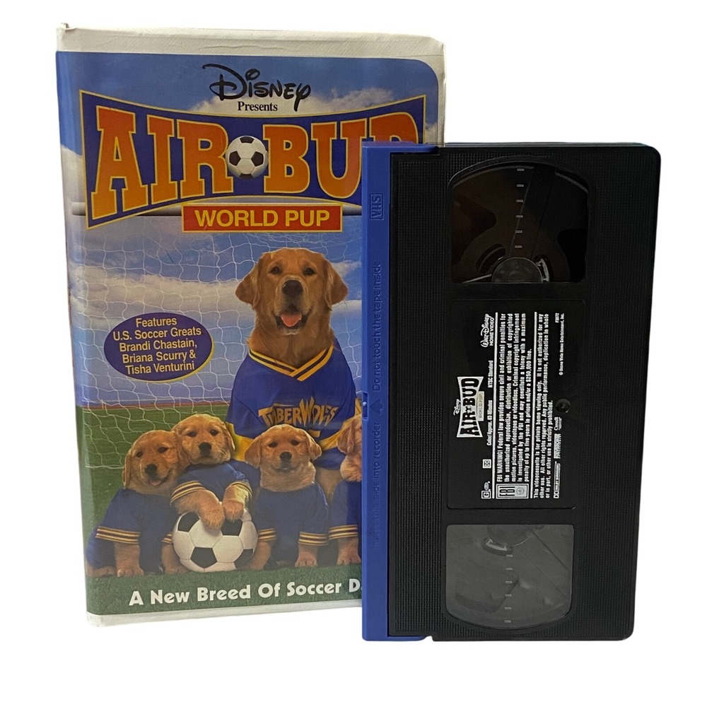 Disney Presents Air Bud World Pup VHS Movie Family‎ Comedy Sports Kids Adventure